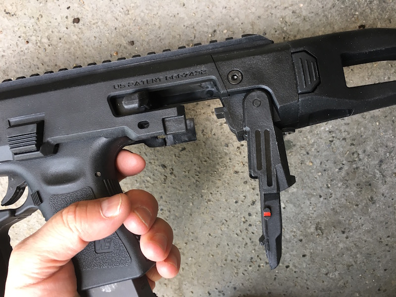 Neuer Anschlagschaft Glock Micro Roni 4 mit Rotpunkt - Kurzwaffenzubehör -  Zubehör 
